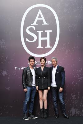 左起：李治廷先生、李多海小姐、<br />ASH品牌設(shè)計(jì)師Patrick Ithier先生